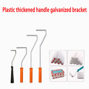 Drum Brush Plastic Thickened Handle Galvanized Bracket 2-inch 4-inch Multi Specification Small Drum Brush Paint Tool For Cleanin