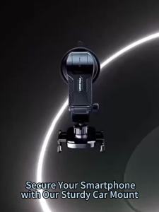 Car Phone Holder – Nano Flexible Silicone 360° Rotation Doesnt Block Screen Compatible with iPhone Series for iPhone 17