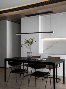 AODN | Luxury Minimalist Italian Modern Linear Kitchen Island Bar Table Dining Room Pendant Light
