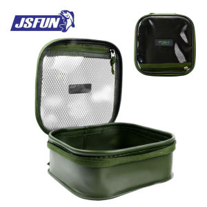 JSFUN Carp Fishing Bucket Storage Bag Thickened Tackle Storage Waterproof and Dust Resistant Protect Your Fishing Equipment