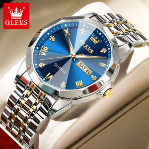 OLEVS Jam Tangan Cowok Keren Anti Air 2022
