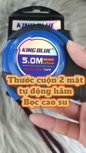 Thước cuộn tự hãm khóa tự động KingBlue chiều dài 5m x 25mm 8m x 25mm MD - Hàng chính hãng