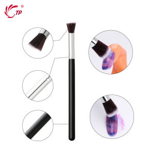 TP 2Pcs Soft Nail Dip Powder Brush Dipping Brushes Nail Art DIY Acrylic Cleaner Dust Cleaning Glitter Remover Manicure Tools