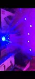 Mixed Lighting Effect Strobe Ball Light Fixtures  DJ Stage Light LED 4 in 1 with Remote Comtrol