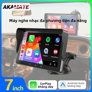 Máy Nghe Nhạc Đa Phương Tiện Trên Ô Tô Đa Năng 7 Inch Với Màn Hình Cảm Ứng Di Động Không Dây CarPlay Android Auto Cho Nissan VW Kia Hyundai