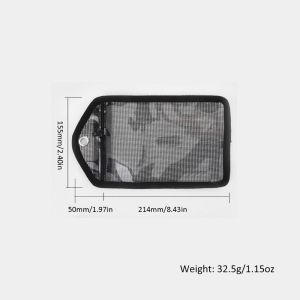 Offshore Clear PVC Mesh Fishing Lure Bags Fish Tackle Trolling Lure Bags Waterproof with Zipper