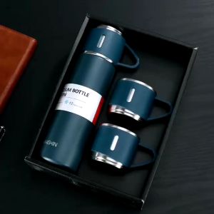 Premium 500ml Travel Tumbler with Cup - Stay Hydrated in Style