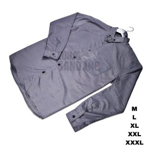 Baju kemeja polos pria lengan panjang berbagai warna pilihan