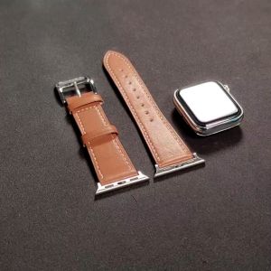 CNAGAIN Dây Da Đồng Hồ Ultra 49Mm 45Mm 44Mm 42Mm 41Mm 40Mm 38Mm Apple Du Lịch Một Mình 8 SE 7/6/5/4/3/Dây Đeo Vòng Tay