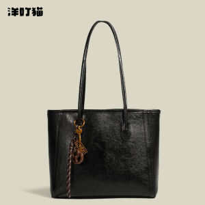 Large Capacity Tote Bag Womens 2025 New Style Commuter Underarm Shoulder Bag for College Students Class Versatile PU Leather