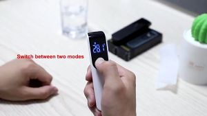 Termometer Infrared Non Contact Digital Suhu Badan Tubuh Thermometer Infrared Gun Non Contact Alat Ukur Suhu Untuk Demam Termurah Infrared Merah Tangan Ukur with Fever Alarm Lcd Display