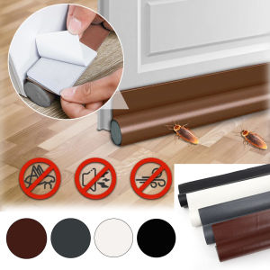 96 * 2.5cm Waterproof Sealing Strip Exhaust Fan Stop Door Bottom Guard Double Silicone Rubber Sealing Dustproof Sound Insulation Strip