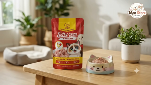 S2 Pet Pate Cho Chó Mèo Vị Gà 85g Combo 12 Gói Tăng Cân Mượt Lông
