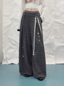 Unifree | Casual Vintage Loose Low Waist Trousers