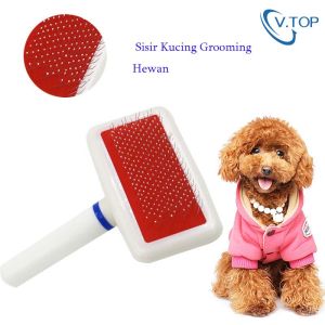 V.top Sisir Kucing Grooming Hewan Sisir Bulu Kucing Sisir Anjing Kelinci Grooming Hewan