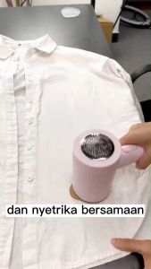 Winland Mesin Setrika Pemanas Listrik & Lint Remover Pembersih Bulu Pakaian 2 in 1