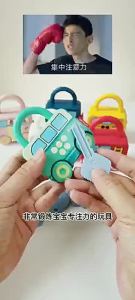 Baby Learning Lock with Key Car Games Montessori Educational Toy Number Matching Lock Toys Sensory Toys For Kids 1 2 3 Years