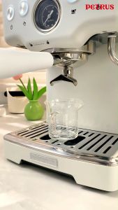 Petrus Coffee Machine Espresso Coffee Maker 58MM Portafilter Stainless Steel Commercial Steam Wand Milk Frother For LatteCappuccinoFor Home Espresso Machine 1 Year Warranty
