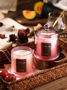 [SG Stock] Scented Candle 100% Natural Soy Wax 150g 30H Essential Oil Lavender Home Fragrance Gift Set