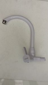 [ VIENA ] Kran Cuci Piring Keran Dapur Keran Angsa PVC Soligen Engkol W22 Putih