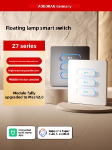 aodoran | Voice Control Smart Switch Panel with Xiaoai Support and Dual Control