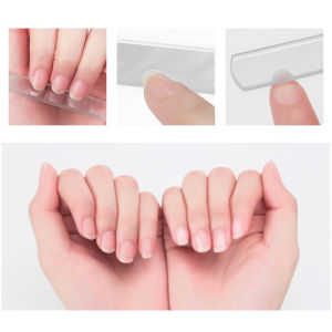 Nano Glass Nail File Manicure Buffer Crystal Nail Care for Women Men Shine Nails without case 1PC HZ67