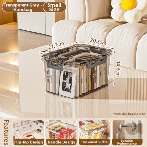 Dust-proof with Lid Snack Drinks Organizer Box