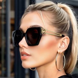 1pc European and American retro style womens fashionable sunglasses trend versatile summer sun shading and UV protection lightw