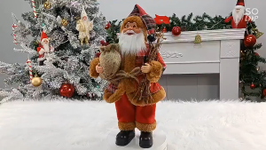 Oldlaiben Santa Claus Doll Christmas Decorations for Home Table Happy Merry Christmas New Year Gift
