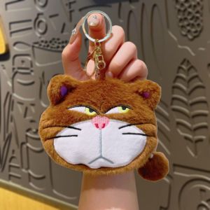 Internet-famous Lucifer Plush Coin Purse & Keychain Pendant - Cartoon-style Creative Storage Bag Couple-friendly Backpack Charm