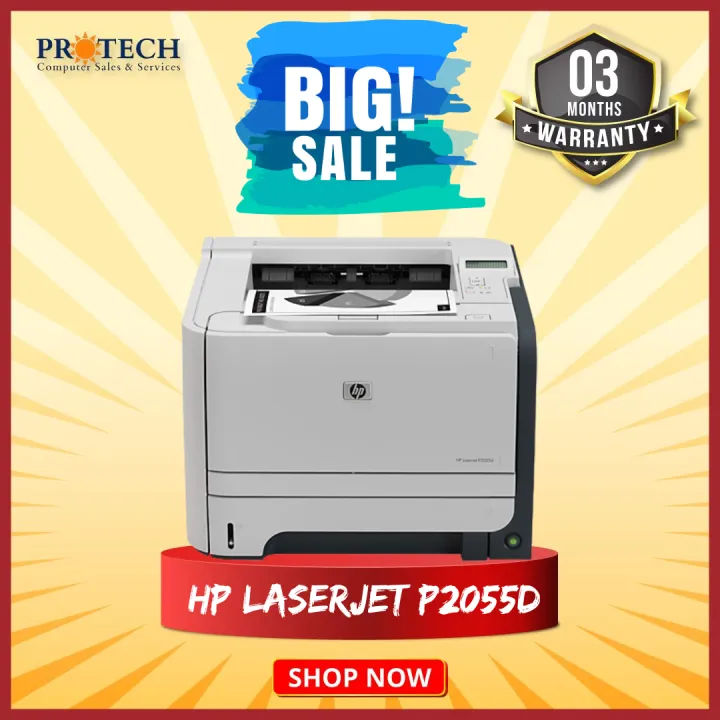 HP LASERJET P2055D (REFURBISHED) HEAVY DUTY FREE NEW TONER AND CABLES