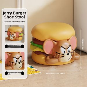 RUIDEDAN | Creative Cartoon Shoe Changing Stool