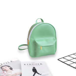 Tas Ransel Wanita ALISHA Korean Style Multifungsi - Kulit Sintetis Elegan Warna Solid