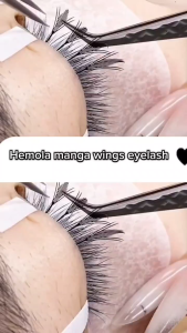 HEMOLA MANGA WINGS EYELASH EXTENSION LEAF WISPY  RUSSIAN VOLUME EYELASH EXTENSION BULUMATA ANIME