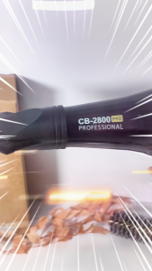 CHAOBA Hair salon professional hair dryer 2000W high-power quick drying hair dryer hair salon home hair dryer with 2 collection nozzles and a 2.8-meter long power cord 1PC