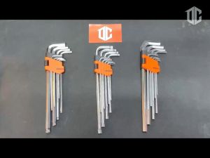 Bộ Lục Giác Đầu Lục Dài 9 Size Bộ Lục Lăng Cao Cấp 207309 Wokin Tools chất liệu hợp kim thép cứng cao cấp không dễ bị gãy