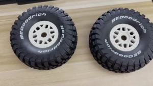 RS | 4pcs 1/8 1/7 RC Short Course Truck All Terrain Tires Wheels OD138mm for HSP TRAXXAS UDR DF7 FS Atom ARRMA Mojave YK4072 DF7
