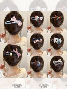 PINK EMPRESS | Korean Style Bow Anti-Pressure Head Hair Clip