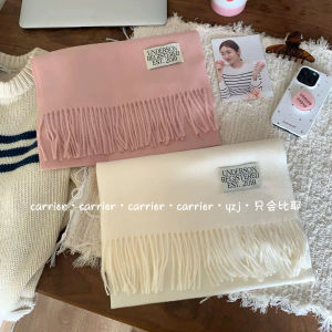 ผ้าพันคอขนแกะปลอม ทรงยาว ขนาดกลาง หนา อบอุ่น นุ่ม สุดเก๋สำหรับคู่รัก เหมาะกับฤดูหนาว