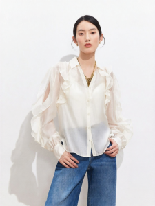 Vero Moda | Lyocell Bell Sleeve Shirt