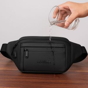 STARLET NETRAL Tas Pinggang Waterproof Waistbag Pria bara Api Tas Selempang