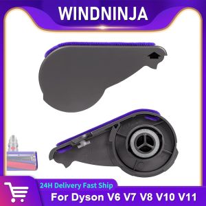 Roller Brush Bar Side Cover Replacement For Dyson V6 V7 V8 V10 V11 Vacuum Cleaner Soft Roller Brush Bar End Cap Spare Parts