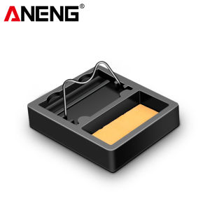 ANENG | ANENG Universal Soldering Iron Stand Holder with Cleaning Sponge Bracket - Stable Base DIY Tool for Soldering Stations