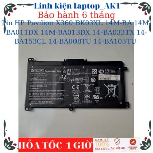 Pin dùng cho Laptop HP Pavilion X360 BK03XL 14M-BA 14M-BA011DX 14M-BA013DX 14-BA033TX 14-BA153CL 14-BA008TU 14-BA103TU 14-BA159TX