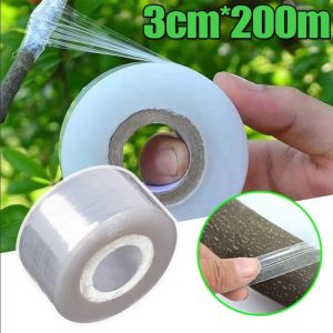 200M Grafting Film Band Stretchable Nursery Grafting Tape Self-adhesive Degradable Plant Tie Tape