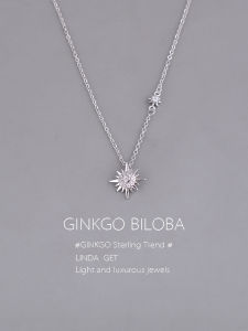 925 Pure SilverHexagram Necklace Women 2025 New Luxury Hidden Chain Engravings Korean Fashion Fine Jewelry Lockbone Chain