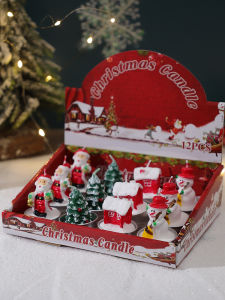No Brand | Smokeless Odorless Christmas Santa Candle Gift