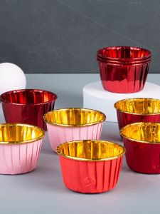 Muffin Cupcake Papercolor Gold And SilverResistant to High TemperaturesSuitable for OvenBaking ToolsBy Le Taobao