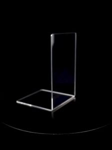 2-8 Pieces Book Ends Bookends Book Stand Book Stopper Clear Bookend for Shelves Acrylic Book Ends for School Library