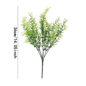 1/3Pcs Artificial 7Forks Plants Plastic Persian Fern Leaves for Home Wedding Party Decoration Flower Arrangement Accessories